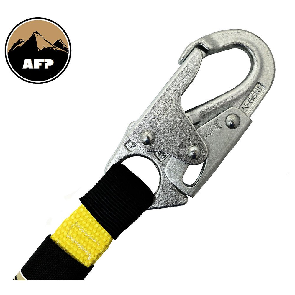 WELKFORDER 18-Inch D-Ring Extender Fall Protection with Snap Hook Connector  and O Ring ANSI Compliant