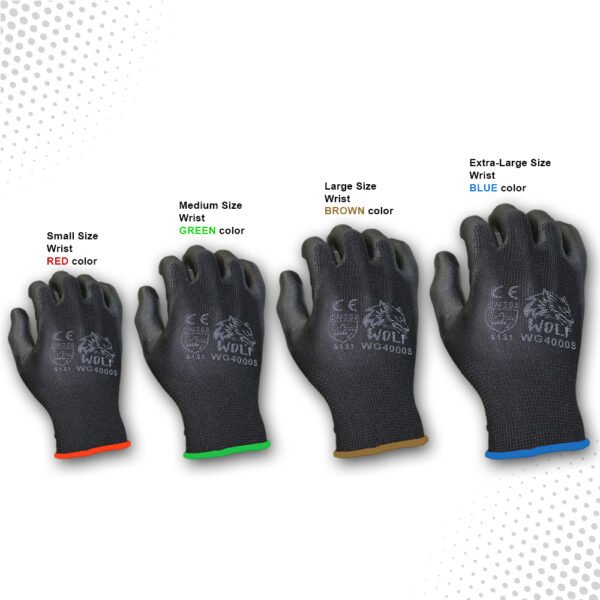 WG4000 [Safety Work Gloves Black]