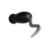 WOLF Manual Bar Tie Twister Tool w/ Rotating Steel Hook & Contoured Plastic Grip Handle, 7"